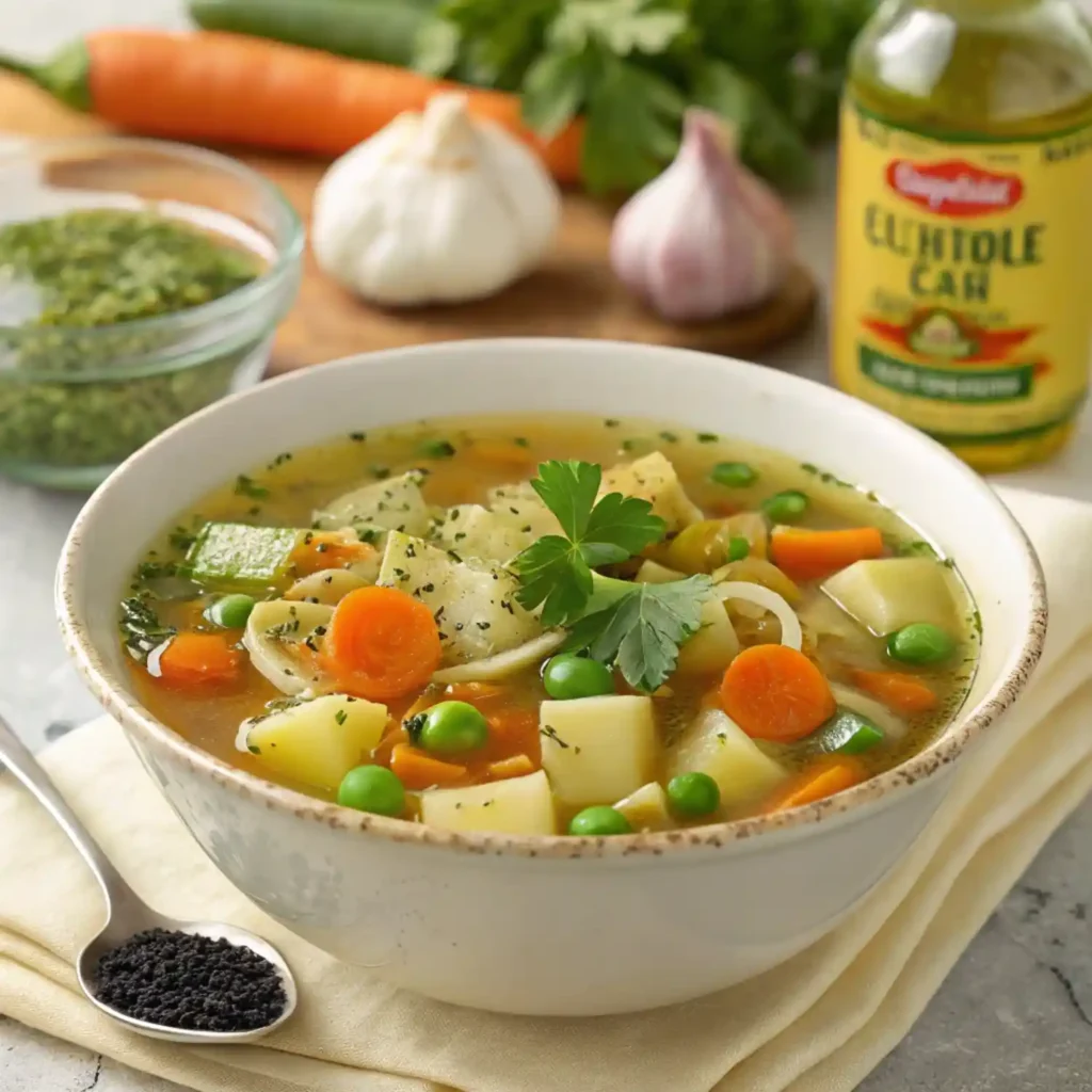 شوربة ماجي بالخضار